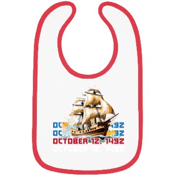 Discover Christopher Columbus Italian American Columbus Day Bibs