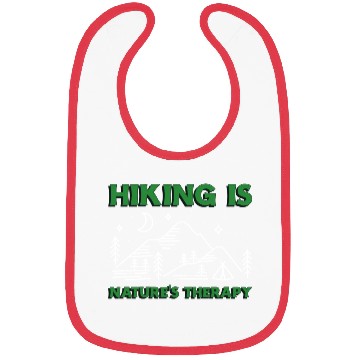 Discover Hiking is Nature's Therapy Bibs