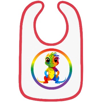 Discover Gay Pride Gecko Bibs