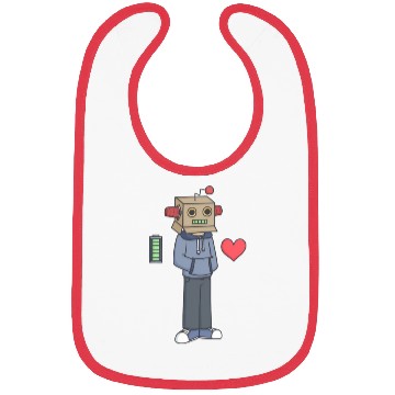 Discover Robot Kid Bibs