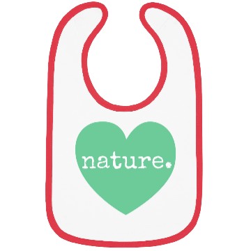 Discover love nature heart Bibs