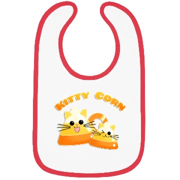 Discover Kitty Candy Corn Bibs