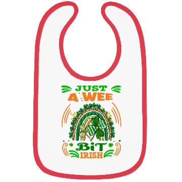 Discover Just A Wee Bit Irish Rainbow Lover Idea Rainbow Bibs