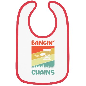 Discover bangin chains disc golf nostalgia Bibs