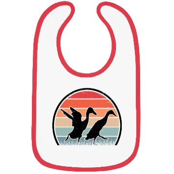 Discover Indian Runner Duck Retro Bottle Vintage Bibs