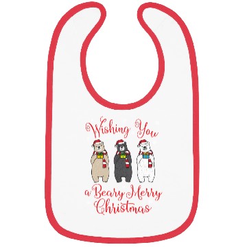 Discover Beary Merry Polar Bear Winter Bibs