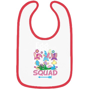 Discover Egg Hunt Squad green Bibs