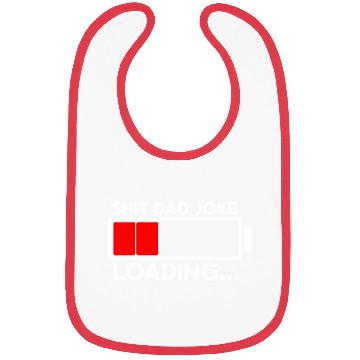 Discover Dad Joke Loading 80s Bibs
