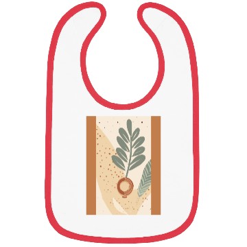 Discover Abstract Flora Leaf Expression Bibs
