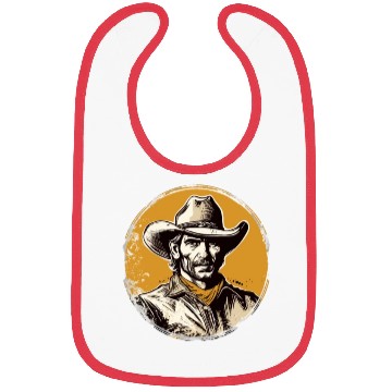 Discover Howdy Partner! Retro Vintage Wild West Cowboy Bibs