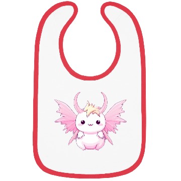 Discover Axolotl Angel & Devil - Design with Horns and Wing Bibs