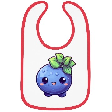 Discover Blueberry kawaii Bibs