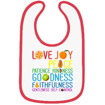 Discover Love Joy The Fruit Of The Spirit Is Peace Patience Bibs