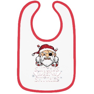 Discover Snitches Get Stitches Santa Hat Funny Santa Pirate Bibs