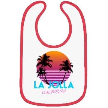 Discover La Jolla California 80S Bibs