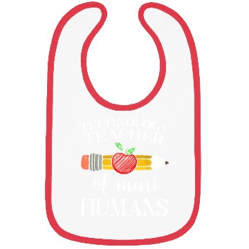 Discover Technology Teacher Of Mini Humans Computer Team s Bibs