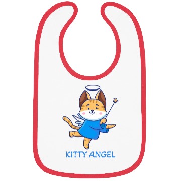 Discover Kitty Angel Bibs