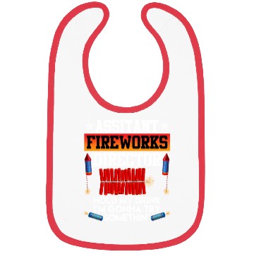 Discover Independence Day Assistant Fireworks Director USA Bibs