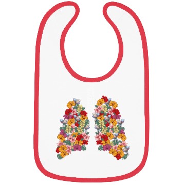Discover Anatomical Lungs Flowers Medical Science Anatomy T Bibs