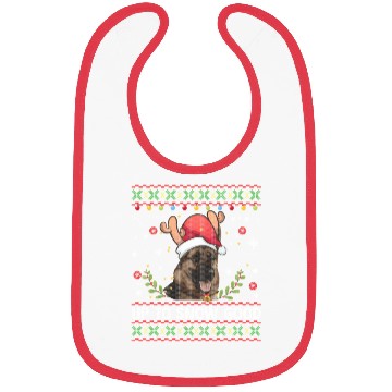 Discover German Shepherd Dog Reindeer Ugly Bibs