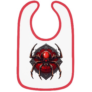 Discover spider, Spider logo, Spider robot monster Bibs