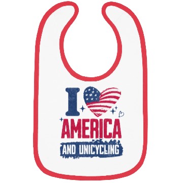 Discover I Love America And Unicycling Bibs