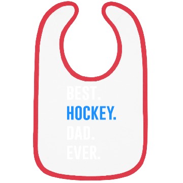 Discover Best Hockey Dad Ever nature Bibs