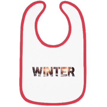 Discover Winter Font With Forest Background Graphic Bibs