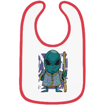 Discover Dwarf Alien Monk Bibs