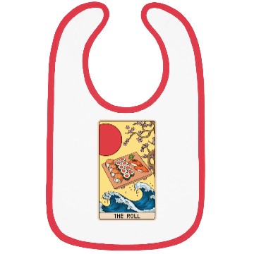 Discover Tarot Card Reader Sushi Lover Sushi Eater Japanese Bibs