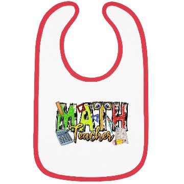Discover Math Teacher Bibs