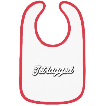 Discover Flight Attendant Pilot Jet Lagged Vacation Bibs