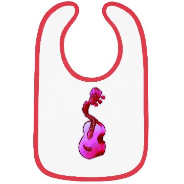 Discover Psychedelic Pink Acoustic Guitar Bibs