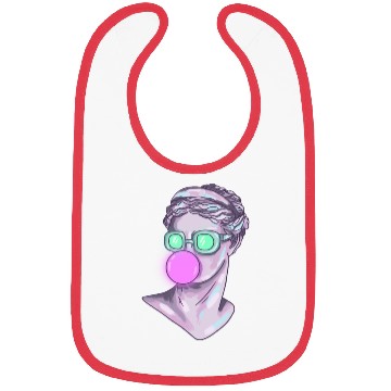 Discover Cool Neon Greek Statue Lady Bibs