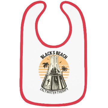Discover Black's beach San Diego California Bibs
