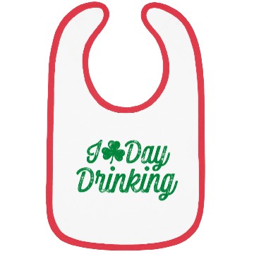 Discover I Love Day Drinking St Patricks Day Shamrock Bibs