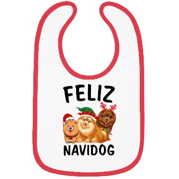 Discover Feliz Navidog Chow Chow Reindeer Christmas Light Bibs