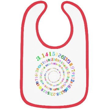 Discover Funny Pi Day Spiral Pi Math Bibs