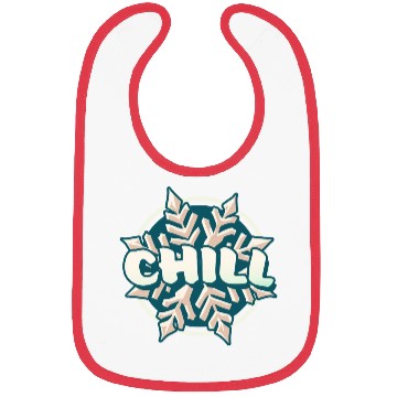 Discover Chill Winter Snowflake Bibs