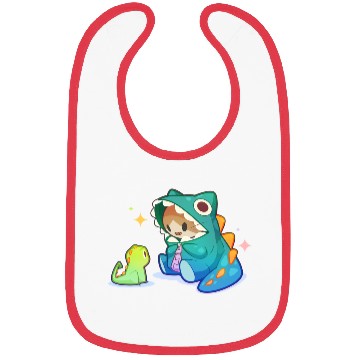 Discover Dino Cat Bibs