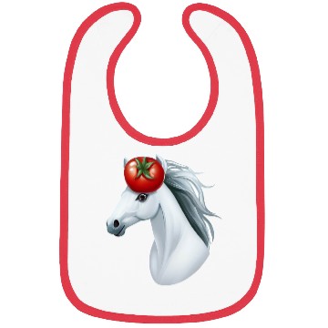 Discover Horse Head Tomato - Creative Horse & Vegetable Bibs