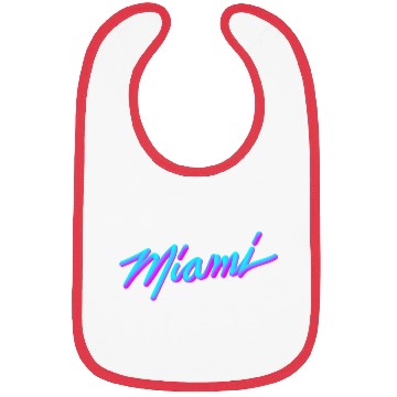 Discover Miami Vaperwave Synthwave 80S Style Bibs
