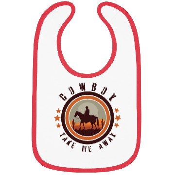 Discover Cowboy take me away Bibs