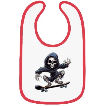 Discover Embrace the Afterlife on Wheels: Grim Reaper Skate Bibs