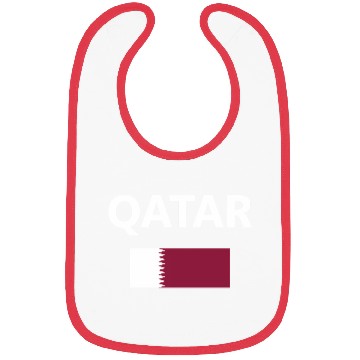 Discover Qatar Flag Country Bibs