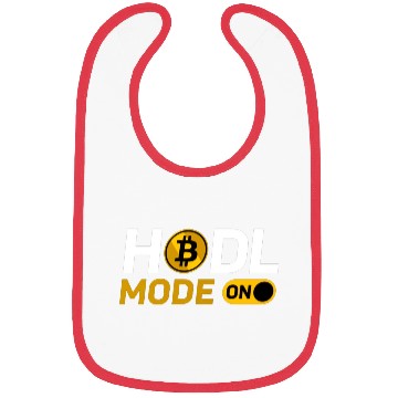 Discover HODL MODE ON-Bitcoin Coin Bibs