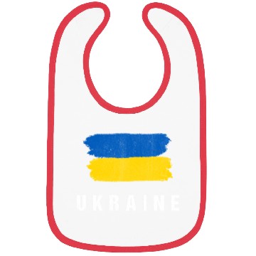 Discover Painted Ukraine Flag Ukrainian Flag Fan Bibs