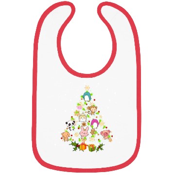 Discover Kawaii Anime Tree Decor Winter Japanese Ornat Swea Bibs