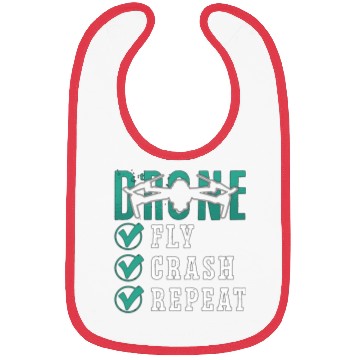 Discover Drone Racing Fly Crash Repeat Fpv Race Quadcopter Bibs