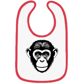Discover Ape Face Apes Apelike Jungle Primate Bibs